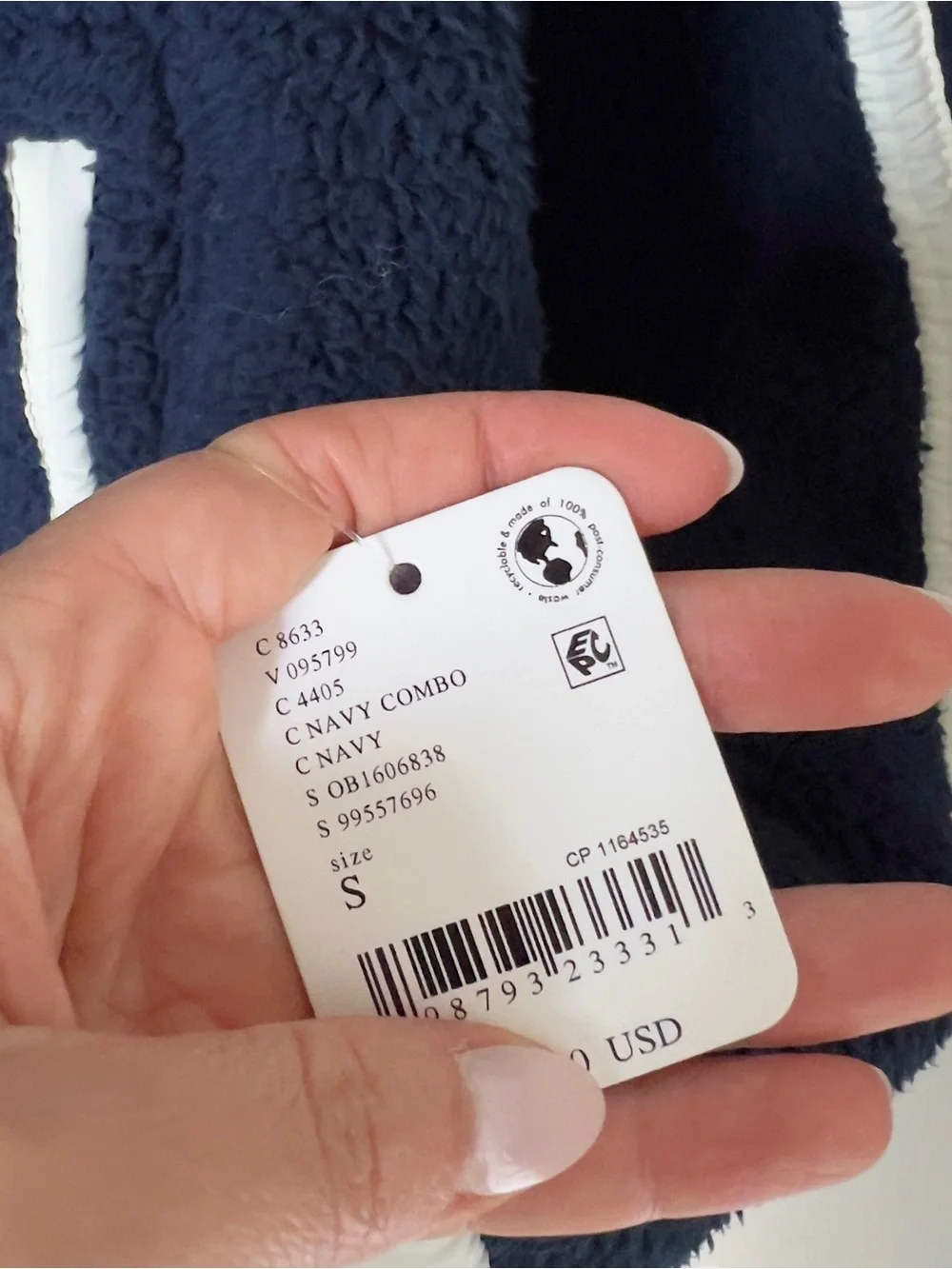 Free People FP Movement Mountain High 1/2 Zip Fleece Pullover in Dark Navy Blue